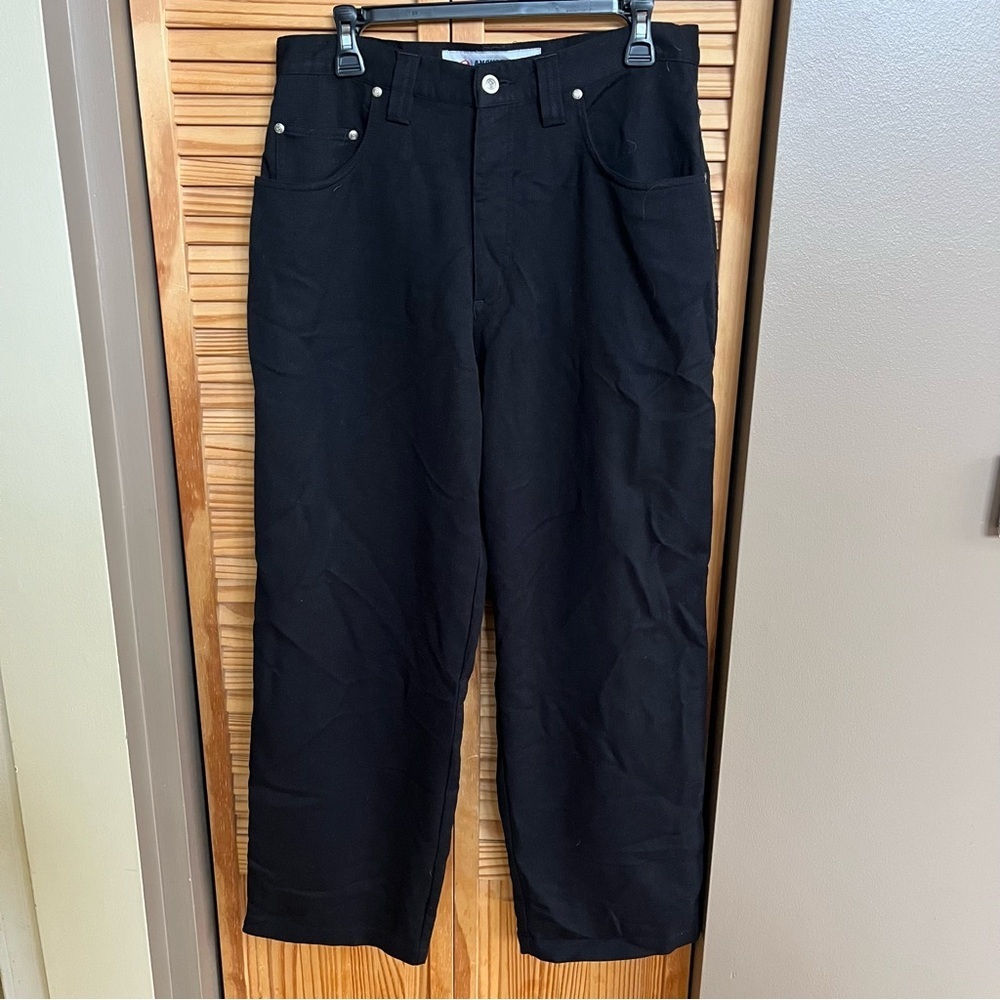Vintage Anchor Blue Black Pants Men’s 32x30 Loose Baggy Skater Y2K Grunge